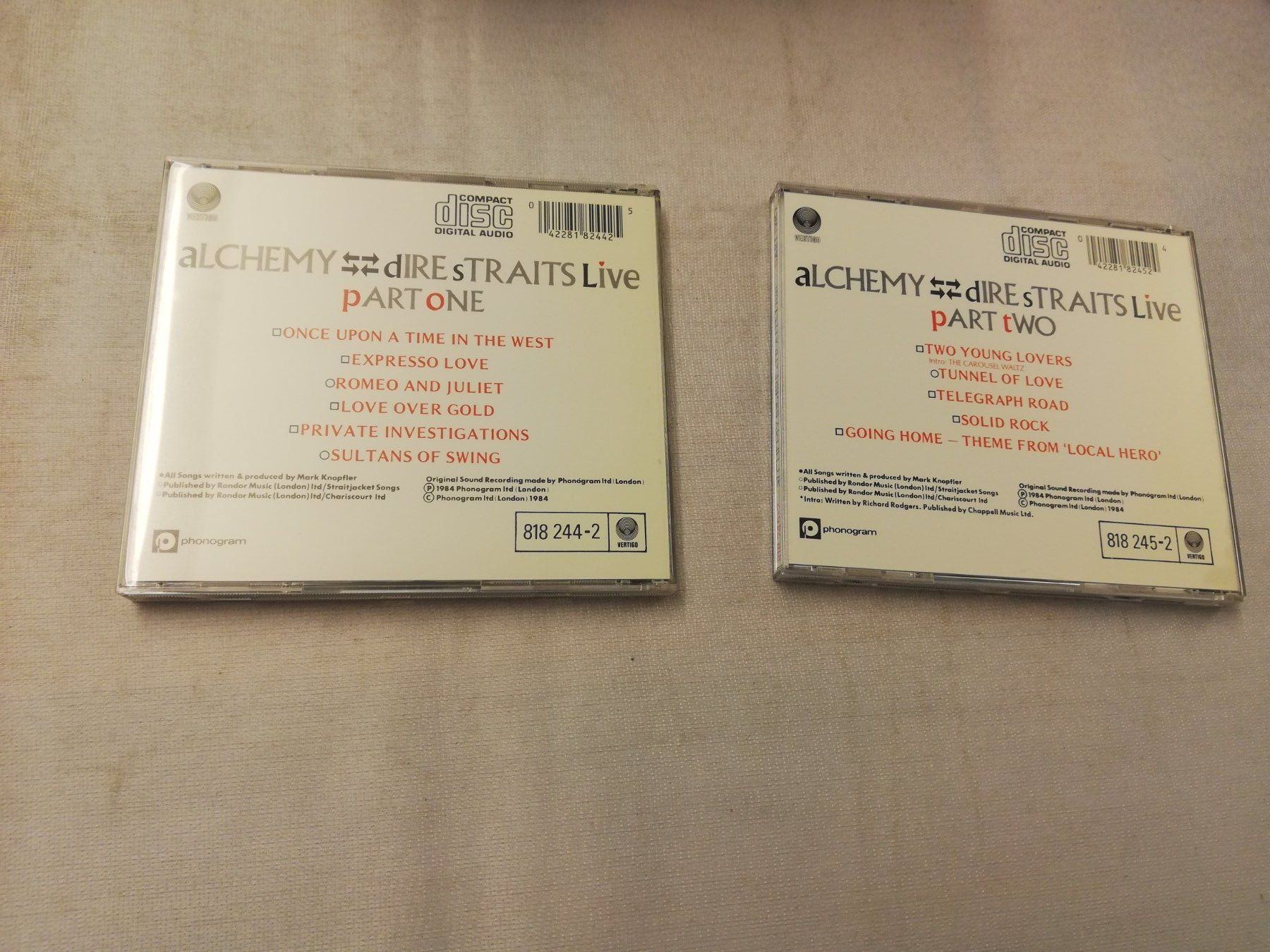 CDs: DIRE STRAITS LIVE - ALCHEMY - 2 CD'S – Gebraucht aus Bern von Vinylsound.ch 3