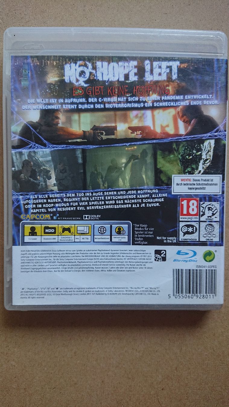 Jeux: Resident Evil 6 PS3 -  – D'occasion à Chur par FreakofRarity 1