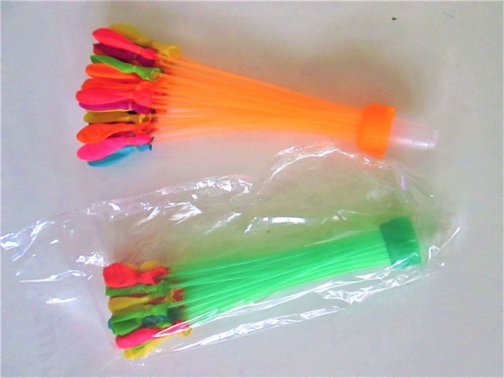 Wasserballons Mit Schnellfüll-Pumpe – 6 Packungen à 37 Stück, Umweltfreundlich, Für Wasserschlachten