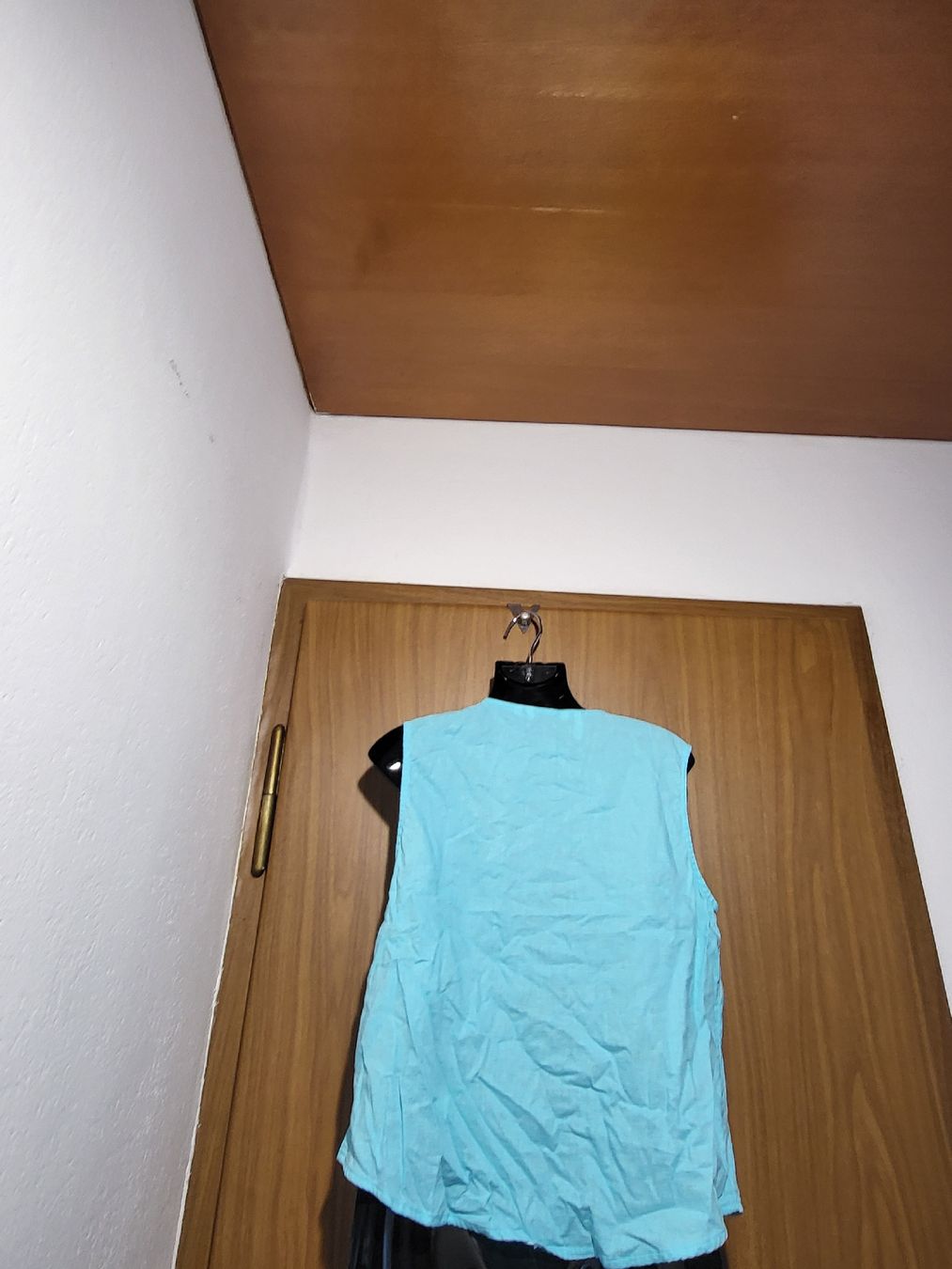 Tom Tailor Top: Top Tom Tailor turquoise lin, Taille 36 – Usato da Niedergösgen venduto da Eva2410 1