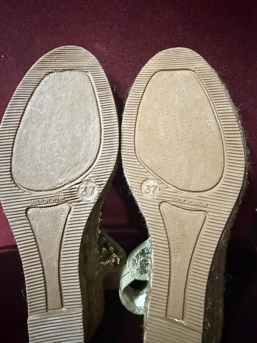Damenschuhe: sequin wedge espadrilles – Neu (gemäss Beschreibung) aus Zürich von Yuece 4