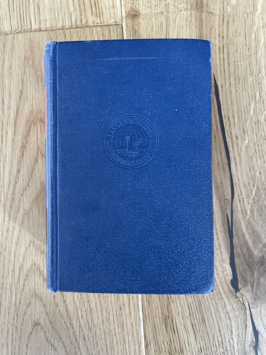 Libri: Antikes Langenscheidts Wörterbuch Deutsch-Spanisch 1927 – Usato da Winterthur venduto da cheerio97