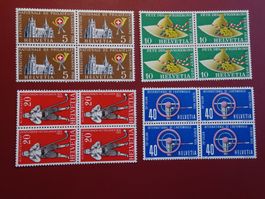 1955, WERBEMARKEN, SATZ, POSTFRISCH