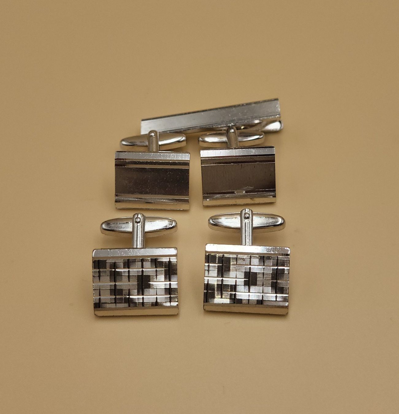 Gemelli: Elegante Manschettenknöpfe & Krawattenklemme Set, – Usato da Wald ZH venduto da SwissPawnshop 4