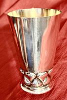 Silber Becher, Jugendstil/Art Deco, Innenvergoldung