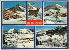 Col des Mosses - 5 Bild AK
