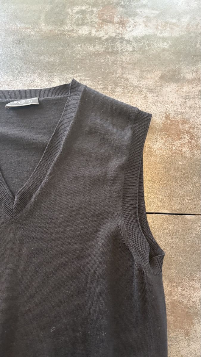 Prada Gilet & Giacche: Prada Strickweste Schwarz Herren Luxus Designer Gr. 48 – Usato da Zürich venduto da mat_bcg2 1