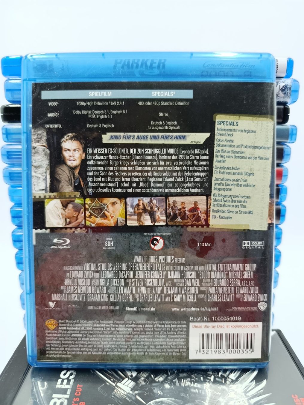 Alle DVDs: Blood Diamond Blu Ray Film – Gebraucht aus Wil SG von Donaldus 1