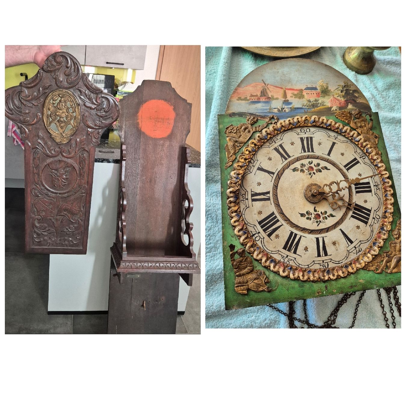 Orologi da terra & Orologi da parete: Antike Wanduhr.... – Difettoso da Vilters venduto da Fleiflomi