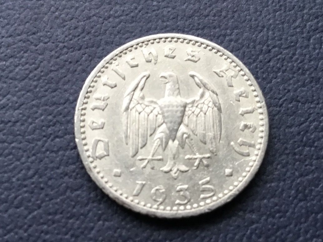 Tutti le monete: 50 Reichpfennig 1935 A – Usato da St. Margrethen SG venduto da alfapeugeot10 2