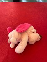 Plüsch Tier Hund rosa ca. 15cm
