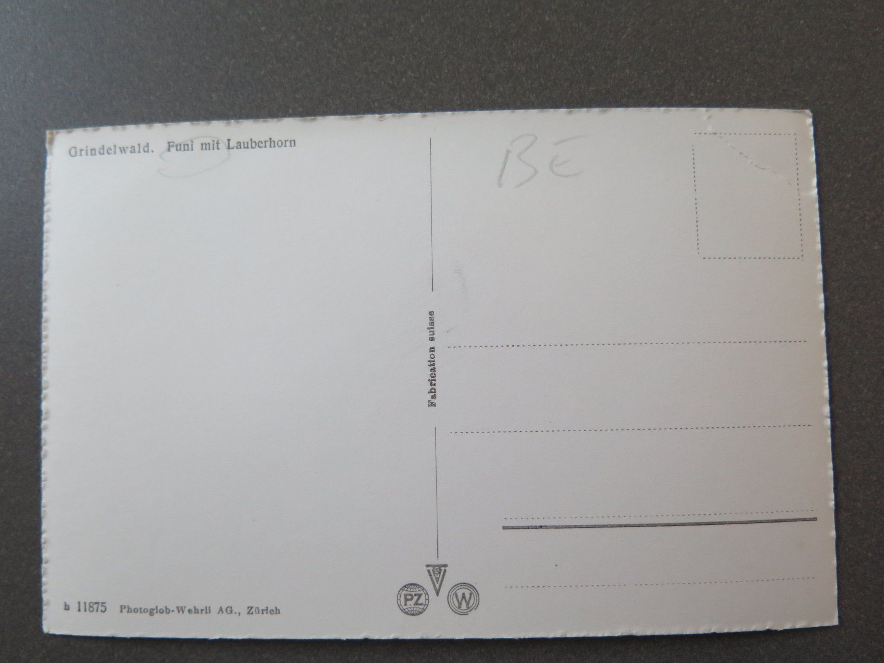 Cartoline postali: GRINDELWALD - FUNI - FUNI MIT LAUBERHORN – Usato da Wittenbach venduto da lipasal 2