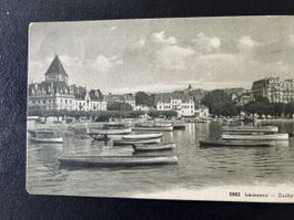 Carte Postale Ancienne Lausanne-Ouchy, Vaud, Suisse 🏞️ (59)