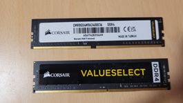 Corsair ValueSelect DDR4 RAM 8GB, 2400mhz CL16, Gebraucht