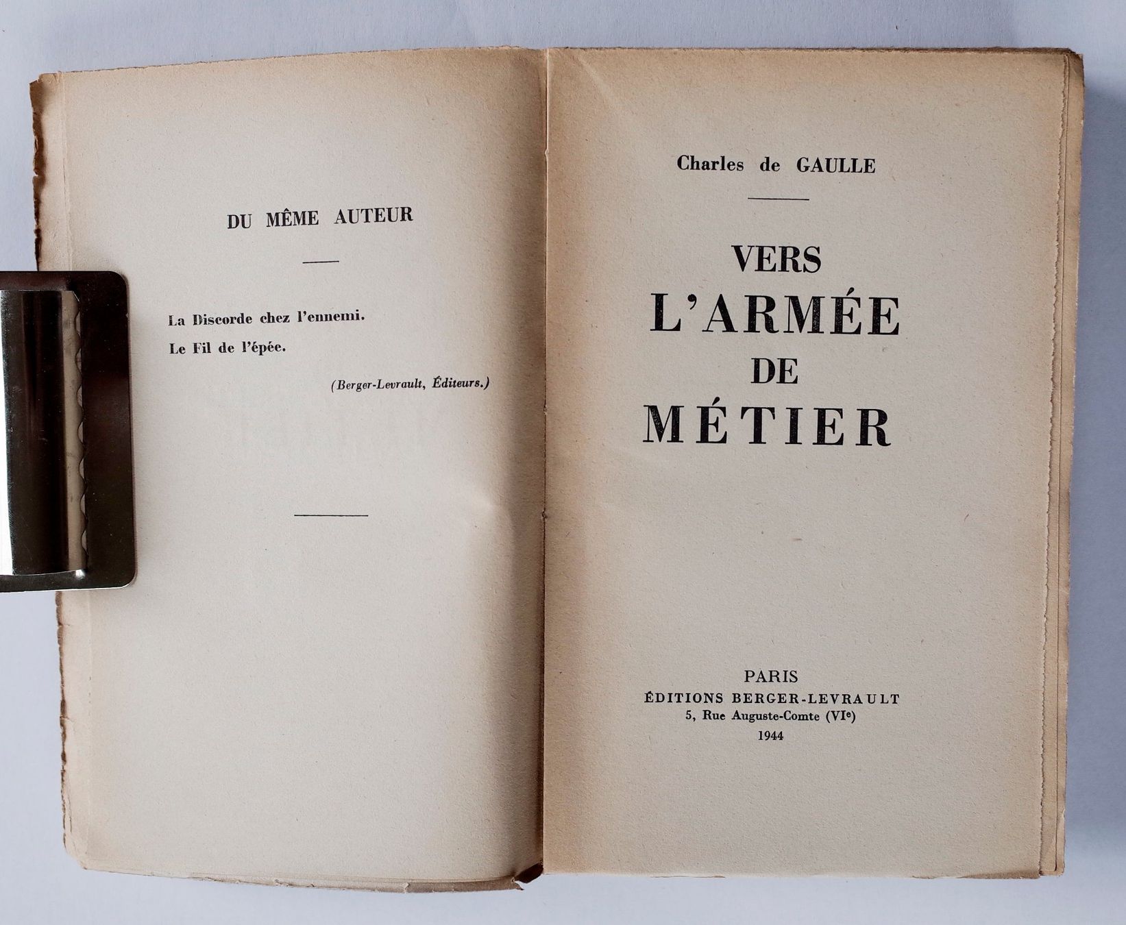Livres: Charles de Gaulle – D'occasion à Zürich par berteil 3
