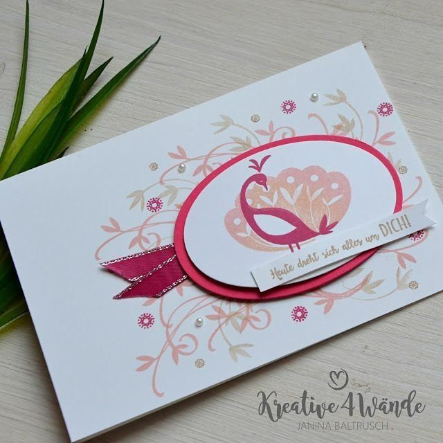 Stampin' up! Stempel: Stampin' Up! Stempelset "Pfauengruss" – Gebraucht aus Frauenkappelen von evangelina78 9