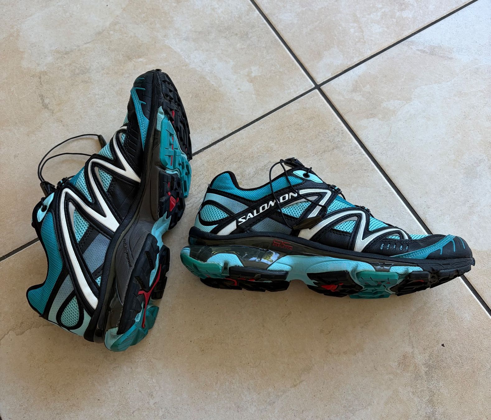 Salomon Scarpe da donna: Salomon Trekkingschuhe/Wanderschuhe blau Grösse 42 – Usato da Brüttisellen venduto da Fabiii.st 1