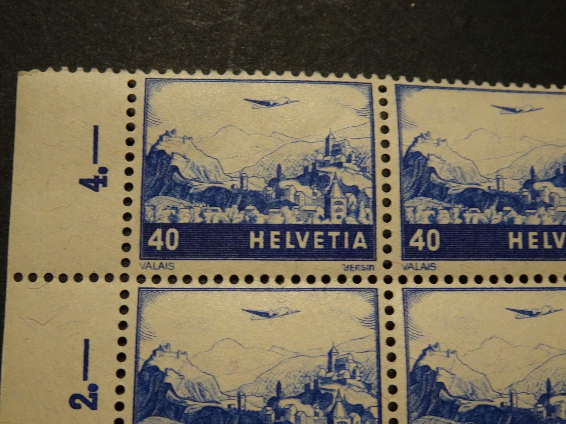 Tous les timbres: 1948 F44 FLUGPOST FARBÄNDERUNG POSTFRISC – Neuf (Voir description) à Eschenbach SG par eDaisy 2
