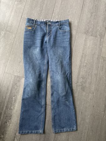 Motorrad-Jeans FLM mit Knie-Protektoren