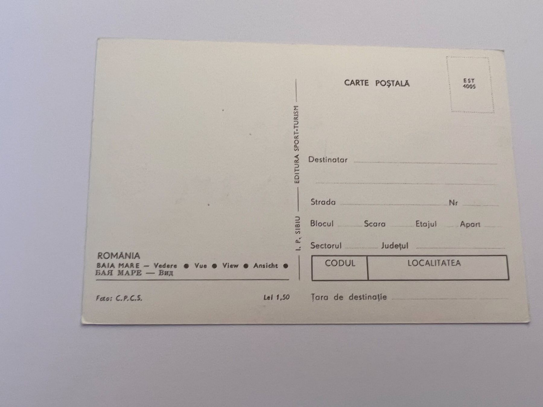 Cartoline postali: Postkarte Baia Mare Romania – Usato da Riva san vitale venduto da abd_p86k 1