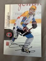 Christian Dube Fribourg SCB EHC Biel Hockey Card signiert 