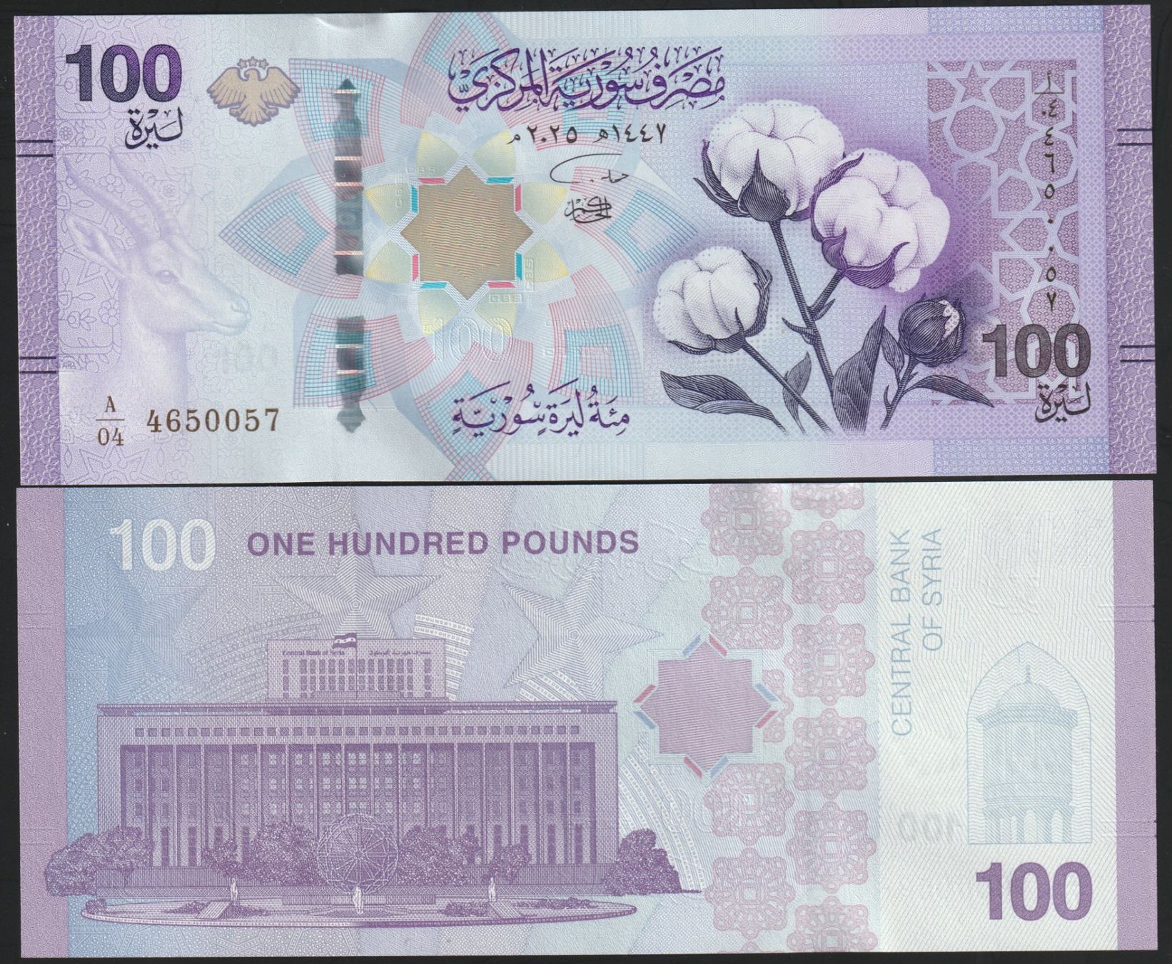 Banconote: Syrien 100 Pounds UNC 2025 – Nuovo (secondo la descrizione) da Naters venduto da Radman