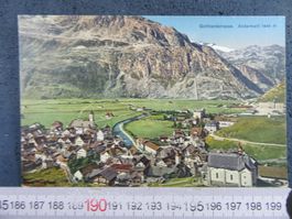 GOTTHARDSTRASSE ANDERMATT URI AK