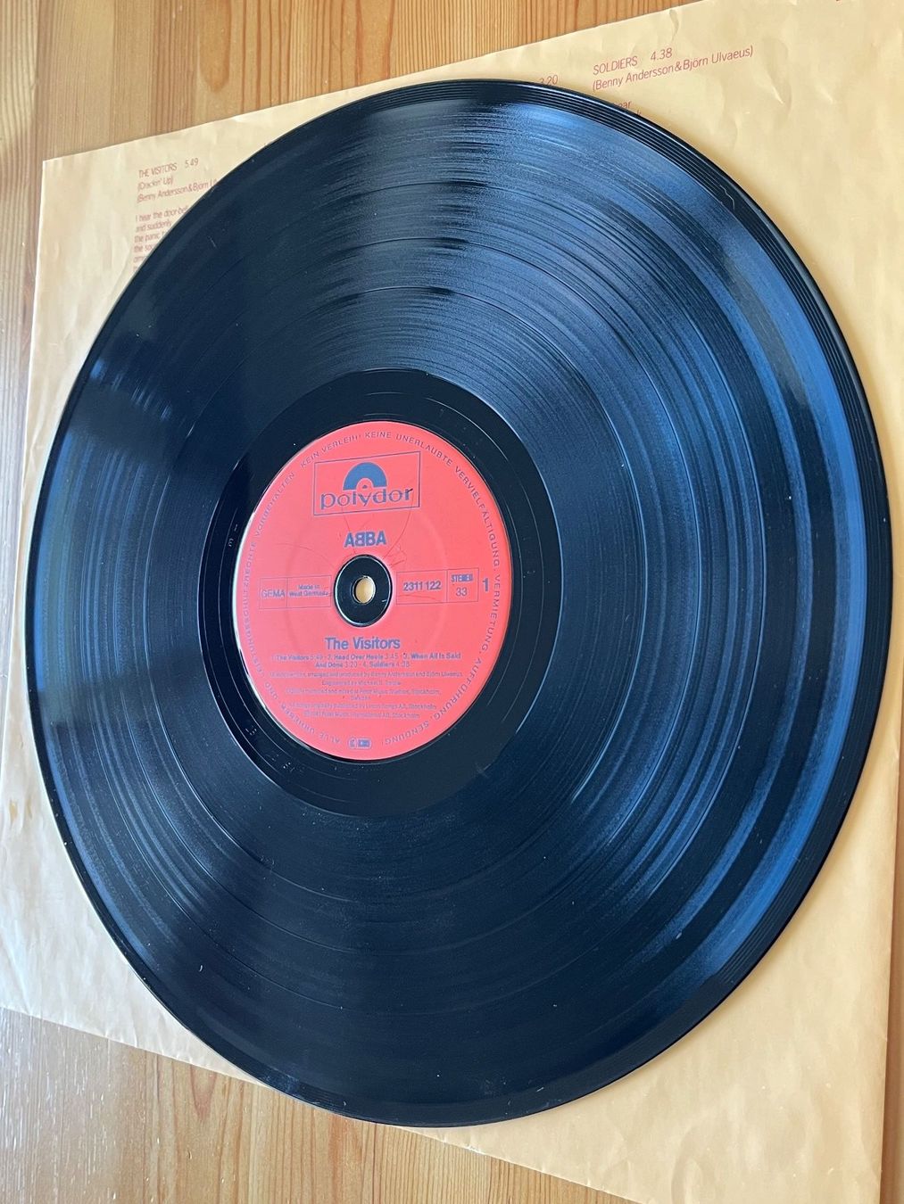 Schallplatten: ABBA - The Visitors - 12"LP – Gebraucht aus Zürich von Gurkis 4