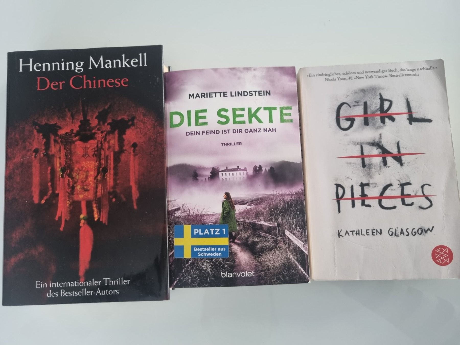 Libri: Buch-Paket mit 3 Thrillern – Nuovo (secondo la descrizione) da Au (SG) venduto da mavi4114