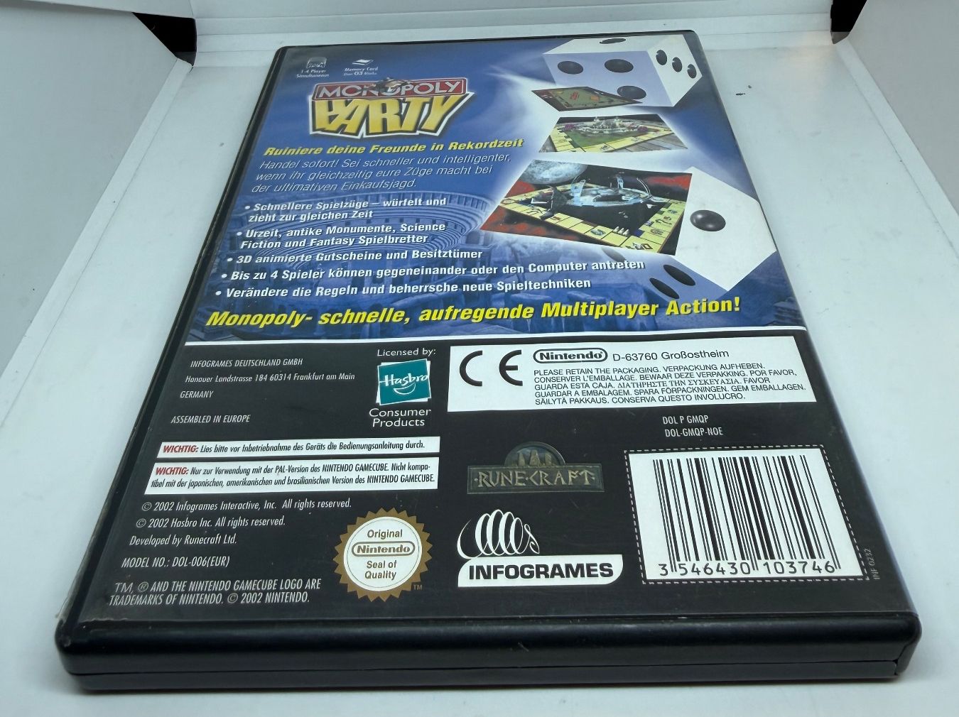 Nintendo Spiele: Monopoly Party Gamecube – Gebraucht aus Dietlikon von NESFEVER 2