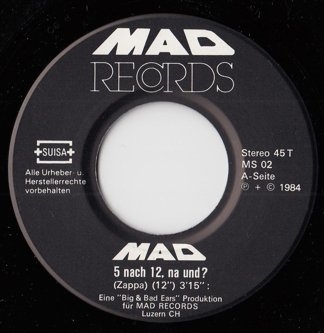 Dischi in vinile: Mad Vinyl Single von 1984 – Usato da Volketswil venduto da Abcrecords 2