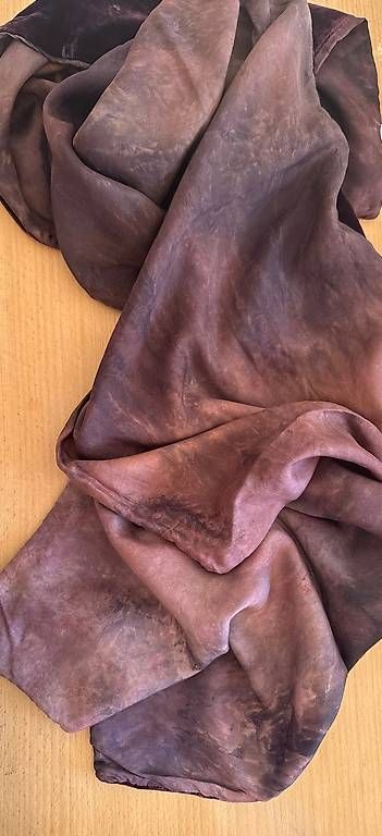 Foulards, Tücher & Schals: Burgund Samt/Seidenschal – Gebraucht aus Bern von fab_tx65 1
