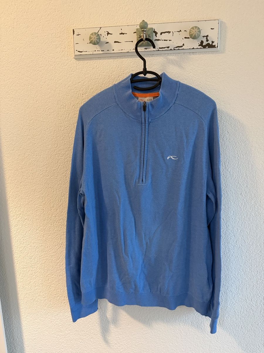 Kjus Pullover & Sweatshirts: Kjus Halfzip Pullover hellblau Grösse 52 L gebraucht – Gebraucht aus Mörigen von Andriboy
