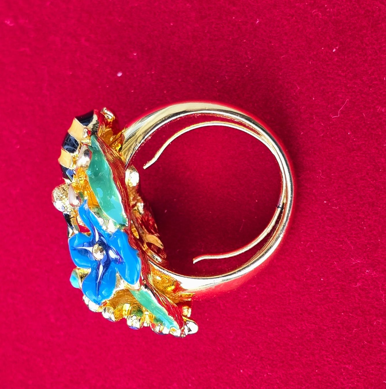 Anelli: KENNETH LANE Ring mit Blumen, Vintage, NEU, Gr. 7 oder EU 53 – Nuovo (secondo la descrizione) da Kloten venduto da xenia-ainex 3