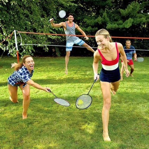 Giochi: Federball Badminton Schläger of 2 oder 4 Erwachsene Kinder – Nuovo e nell'imballaggio originale da Hundwil venduto da tec_mm27 4