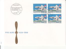 SBK F49 im 4er-Block FDC