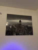 Ikea GRÖNBY NewYork set + Ikea PJÄTTERYD moon canvas