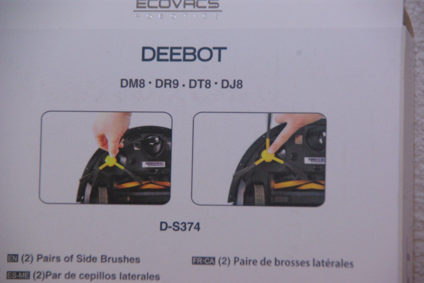 Staubsauger & Zubehör: ECOVACS Robotics Deebot D-S374 Ersatzbürsten – Neu und originalverpackt aus Herisau von Cevianer1844 5