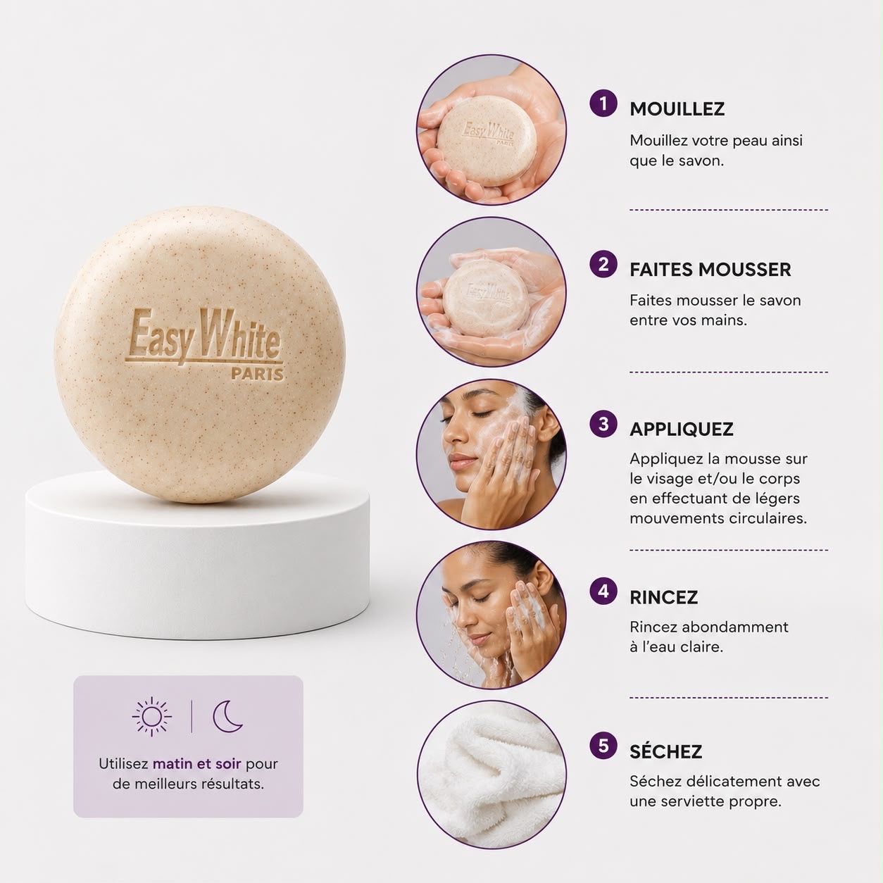Gesichtspflege: savon exfoliant visage et corps – Gebraucht aus Genève von tch_dw9w 2