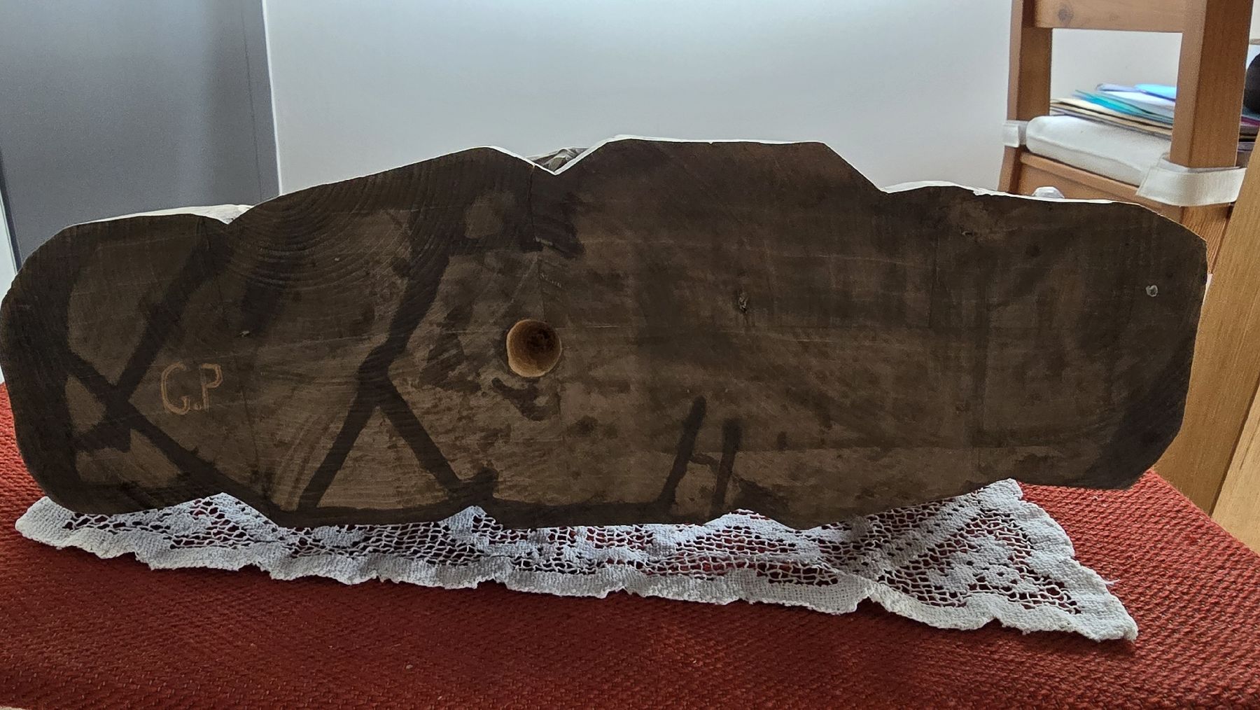 Figuren: Hl. Georg der Drachentöter Holzschnitzerei – Gebraucht aus Triesen von Vanlie 1