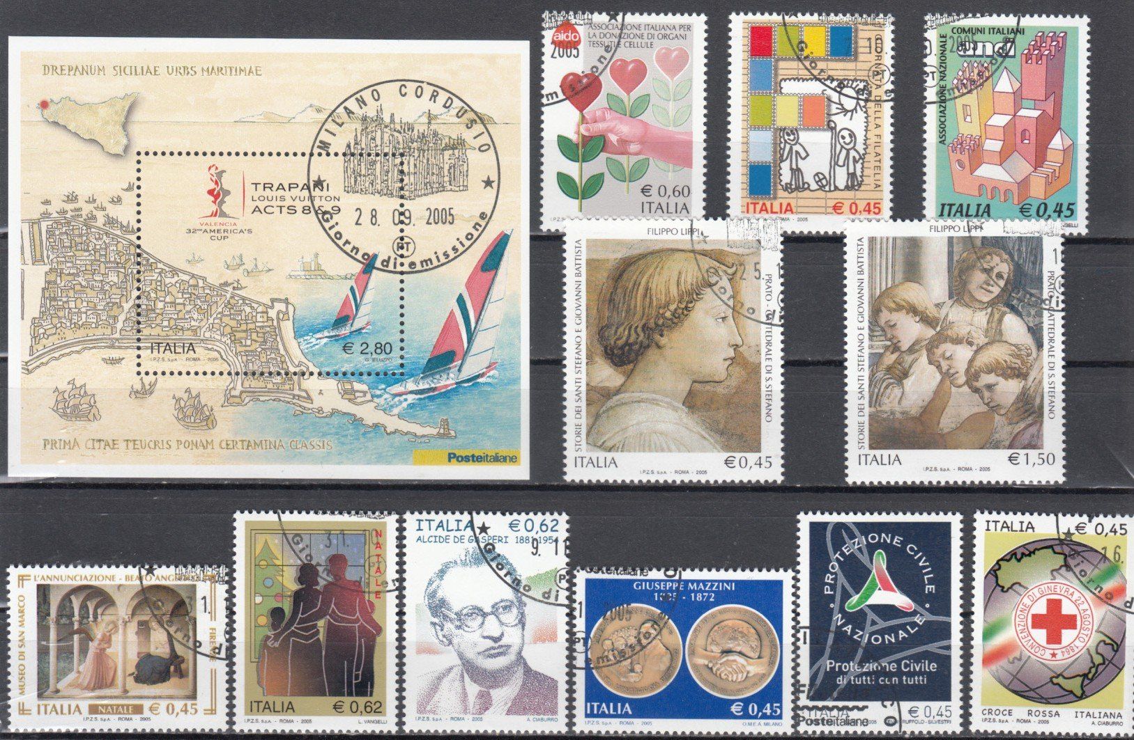 Tutti i francobolli: Italien 2005 mit ET – Usato da Bürglen TG venduto da StampGraf 4