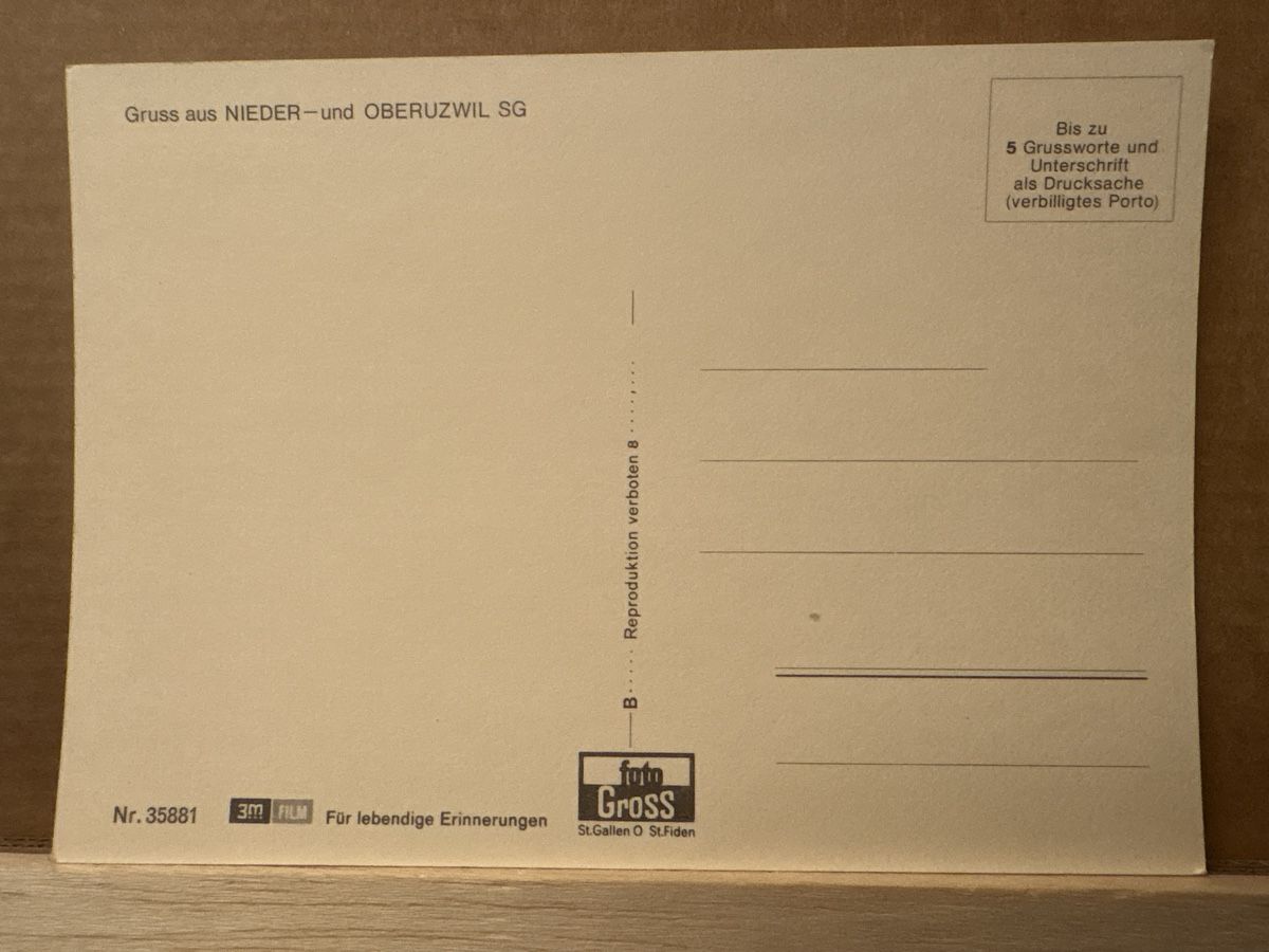 Cartoline postali: AK von Uzwil – Usato da Rümlang venduto da Kartenpost1 1
