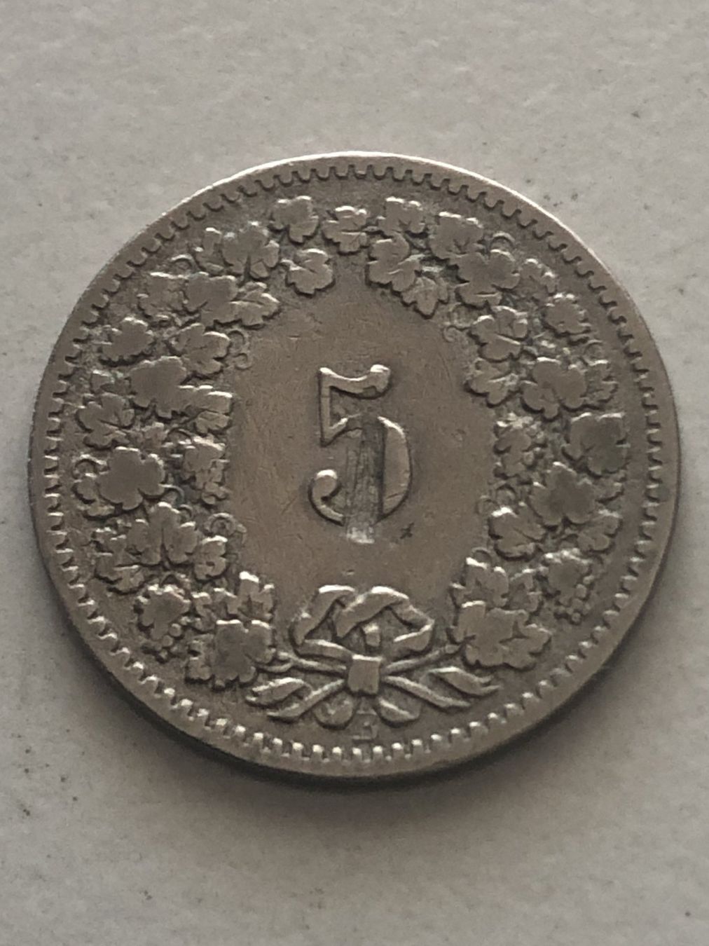Tutti le monete: Abart ??? 5 Rp. 1883 – Usato da Schötz venduto da Odpa 1