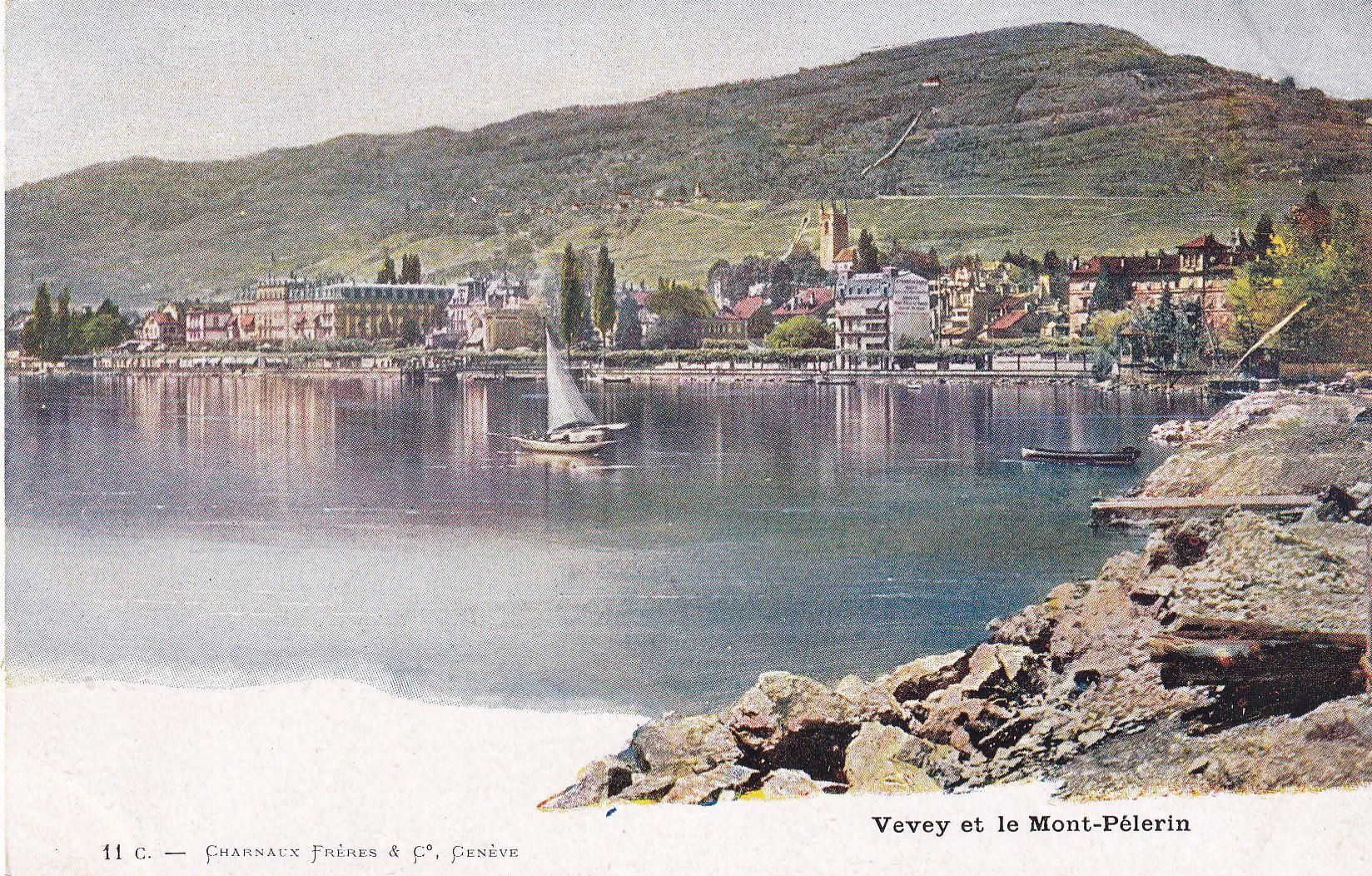 Cartoline postali: Vevey et le Mont Pélerin – Usato da Cormoret venduto da Pascalll2001