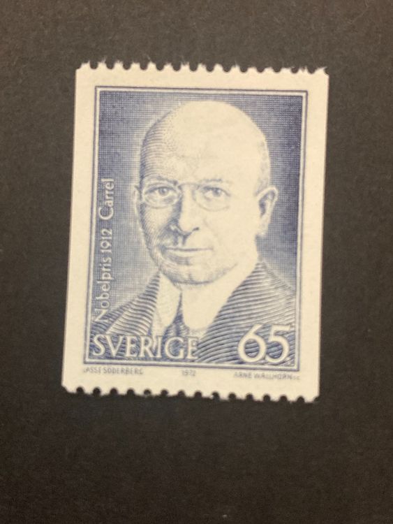 Schweden 1972 65 Ö Alexis Carrel Nobelpreis 1912 Medizin pf Kaufen