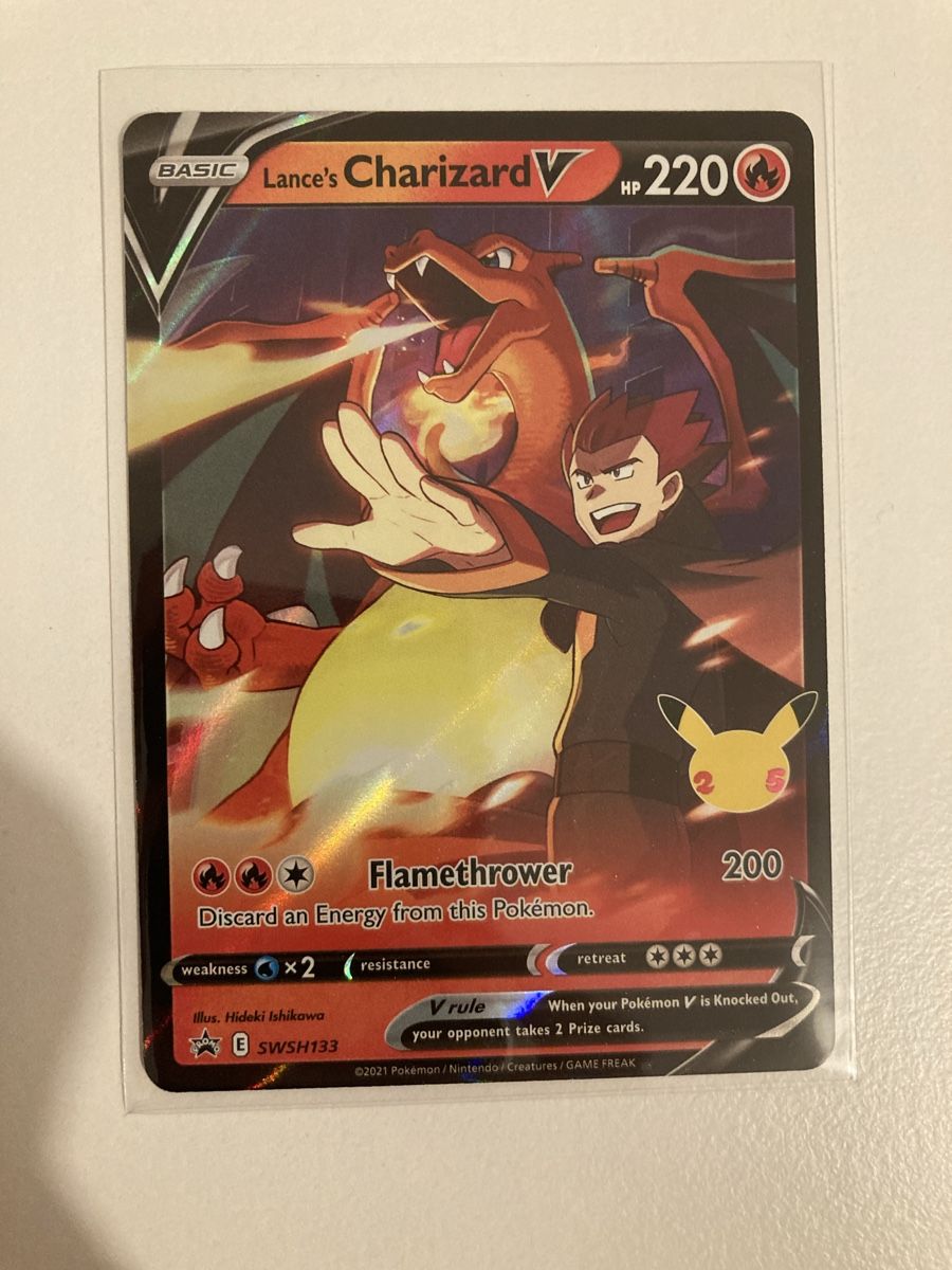 Pokémon Carte collezionabili: Lance's Charizard V SWSH133 Celebrations – Nuovo (secondo la descrizione) da Wohlen AG venduto da Liridon22 2