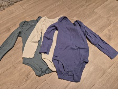 3x Body Langarm Gr. 98-104 Lilly+Dan