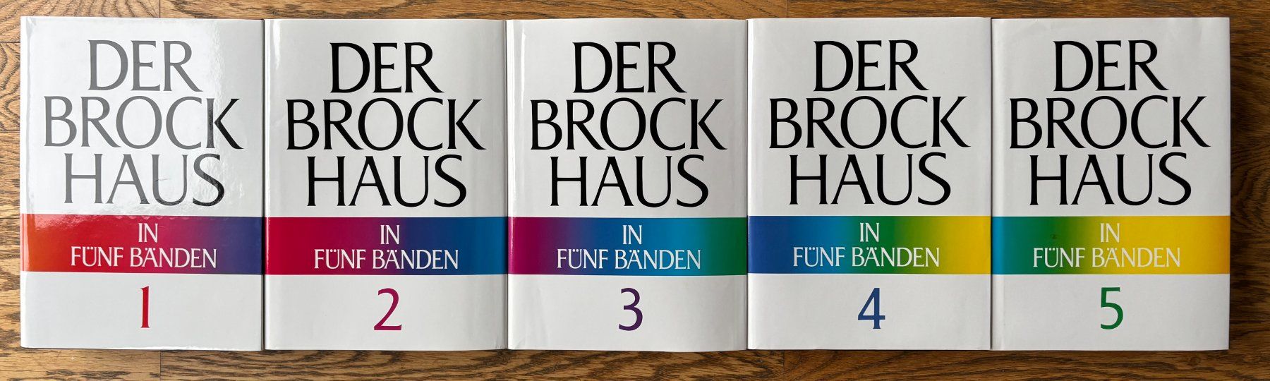 Libri: Brockhaus in 5 Bänden - 1993 – Usato da Hünibach venduto da Produktform 2