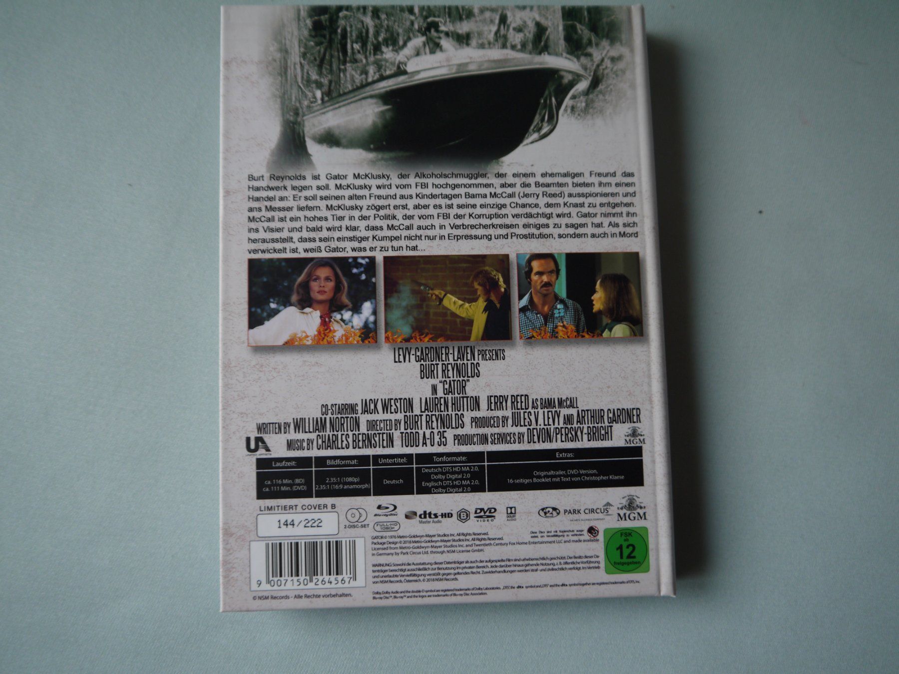 Tutti i DVDs: MEIN NAME IST GATOR - Burt Reynolds - Mediabook – Usato da Hagendorn venduto da Blaf 1