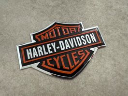 Aluminum Emblem Logo Harley Davidson Style Plakette Schild